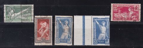 Timbres EUROPE-FRANCE-1924 YT 185 2 Lyon 5 (69)