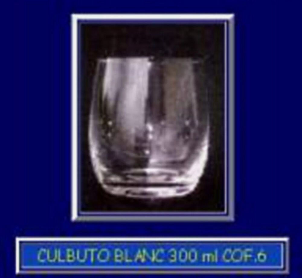 6 verres 300ml culbuto Cuisine