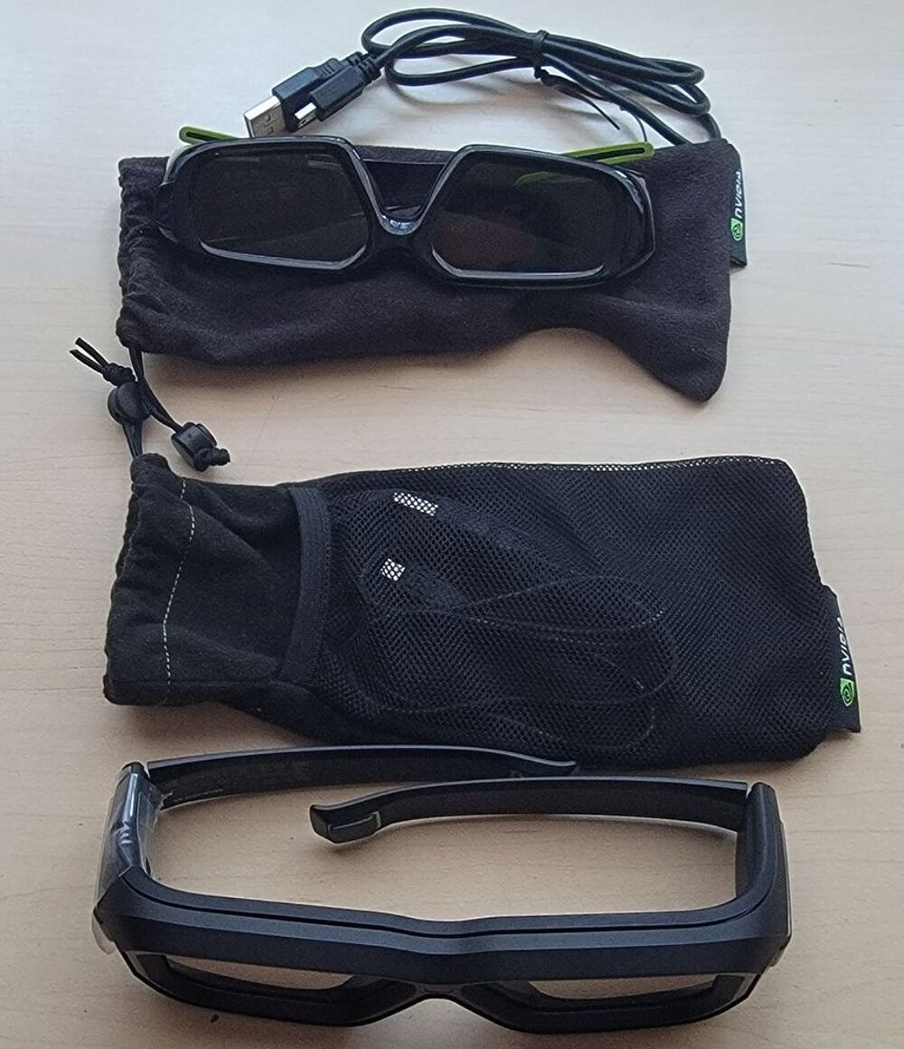 Lunettes 3D marque NVIDIA Matériel informatique