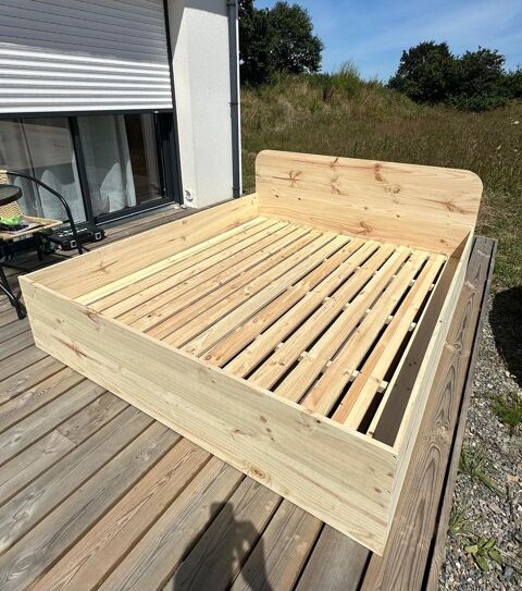 Sommier bois massif dmontable toutes dimensions  0 Locmaria-Plouzan (29)