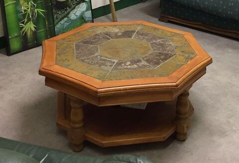 Table octogonale bois et pierre 65 Feuqui�res-en-Vimeu (80)