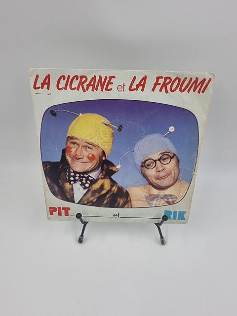 Vinyle 45 tours Pit et Rik : La Cicrane et la Fourmi  2 Vulbens (74)