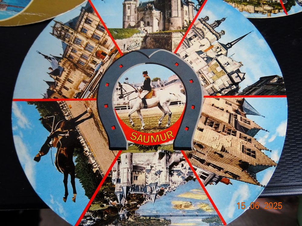 lot 3 cartes postales circulaires 