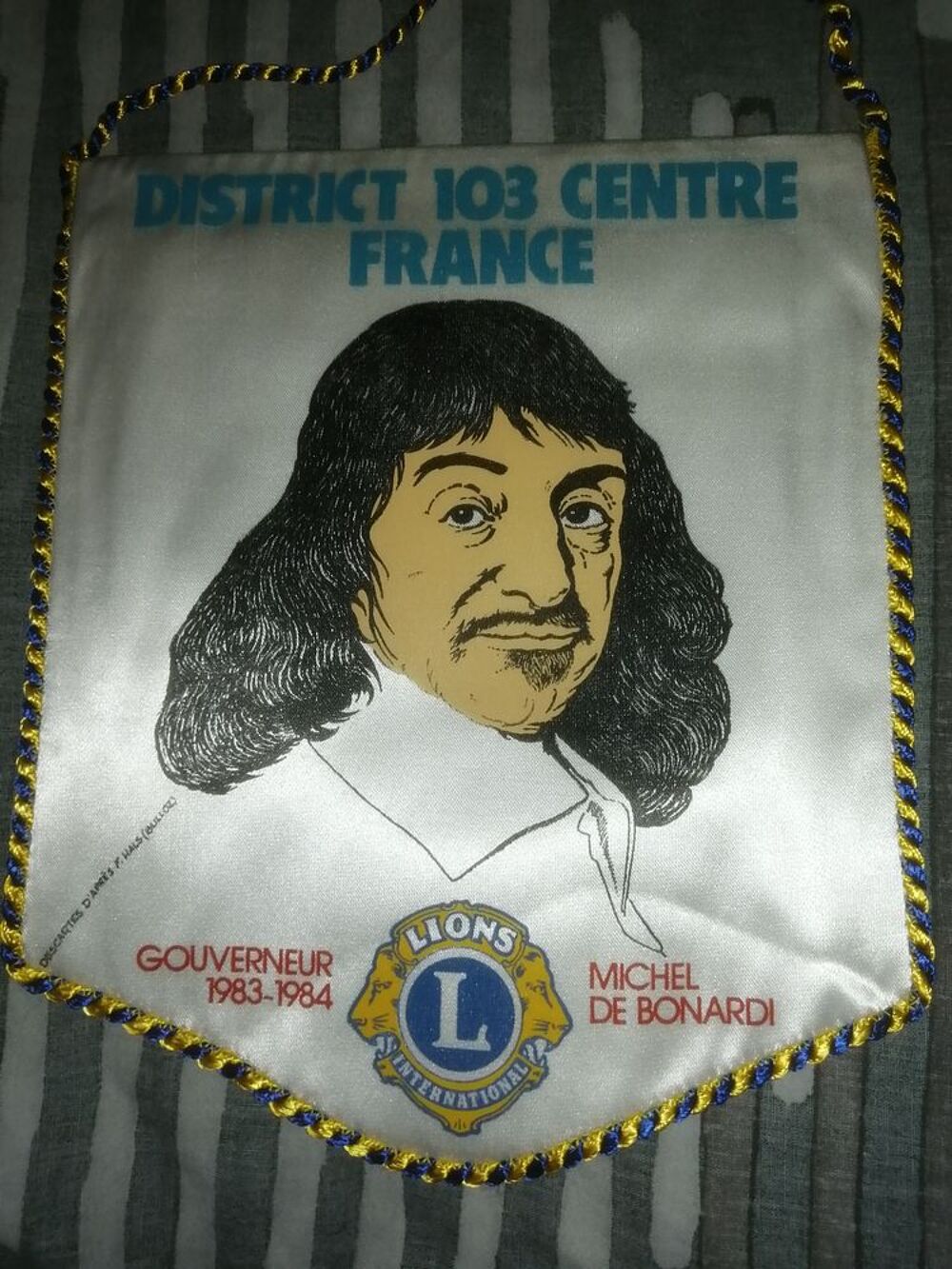 Fanion De Gouverneur Lion 's Club International 