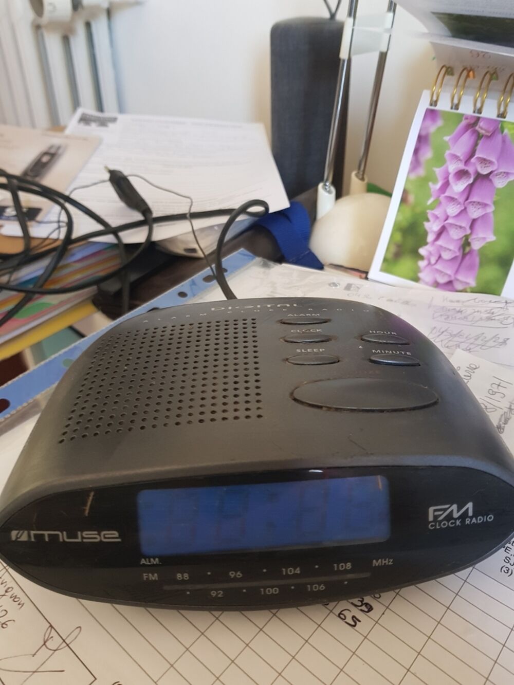 Radio r&eacute;veil digital Muse noir Audio et hifi