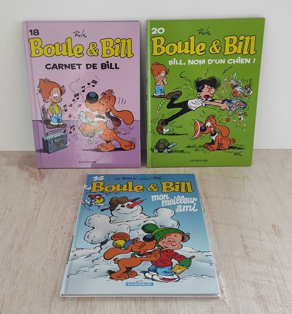 BD Boule et Bill (6  le lot de 3 BD) NEUFS Livres et BD