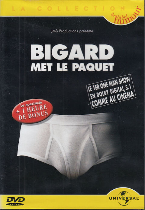DVD  Bigard Met Le Paquet   -   Enregistr au Bataclan Paris 3 Antony (92)