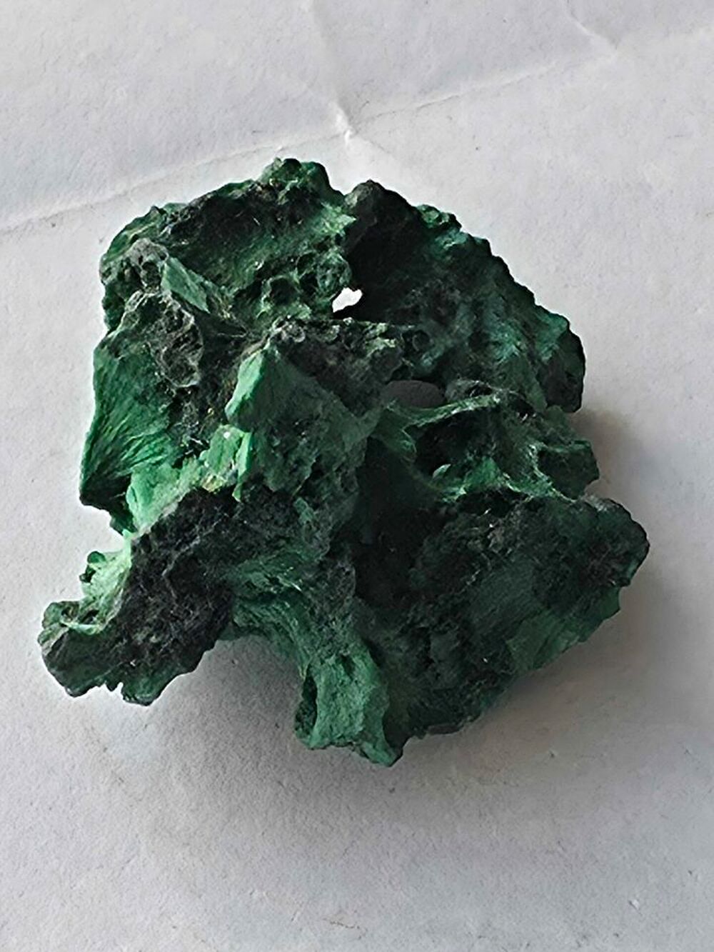 Malachite Fibreuse Stalactitique du Katanga-Pierre Naturelle 20g 