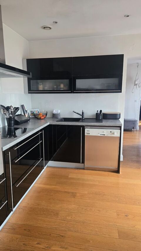 Cuisine Ixina Design Noir Brillant  �lectrom�nager en option Paris 15 (75)