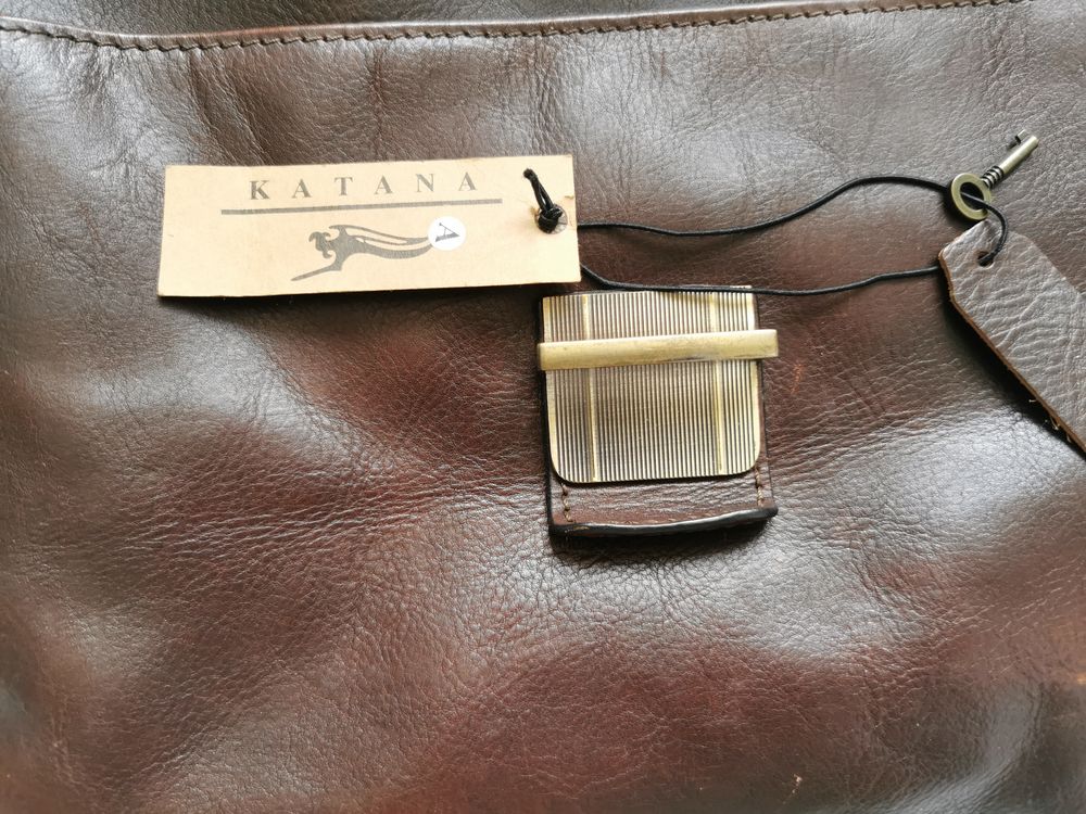 Saccoche /cartable cuir Katana Maroquinerie