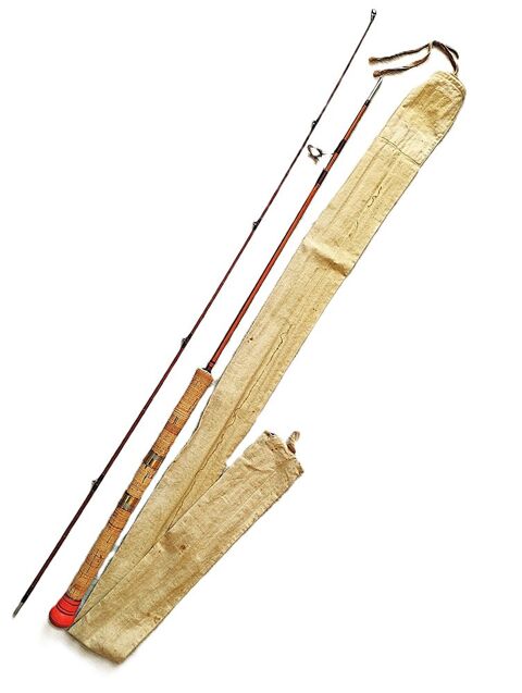 Canne � Lancer Am�ricaine Bambou Refendu HEDDON 70 Rouen (76)