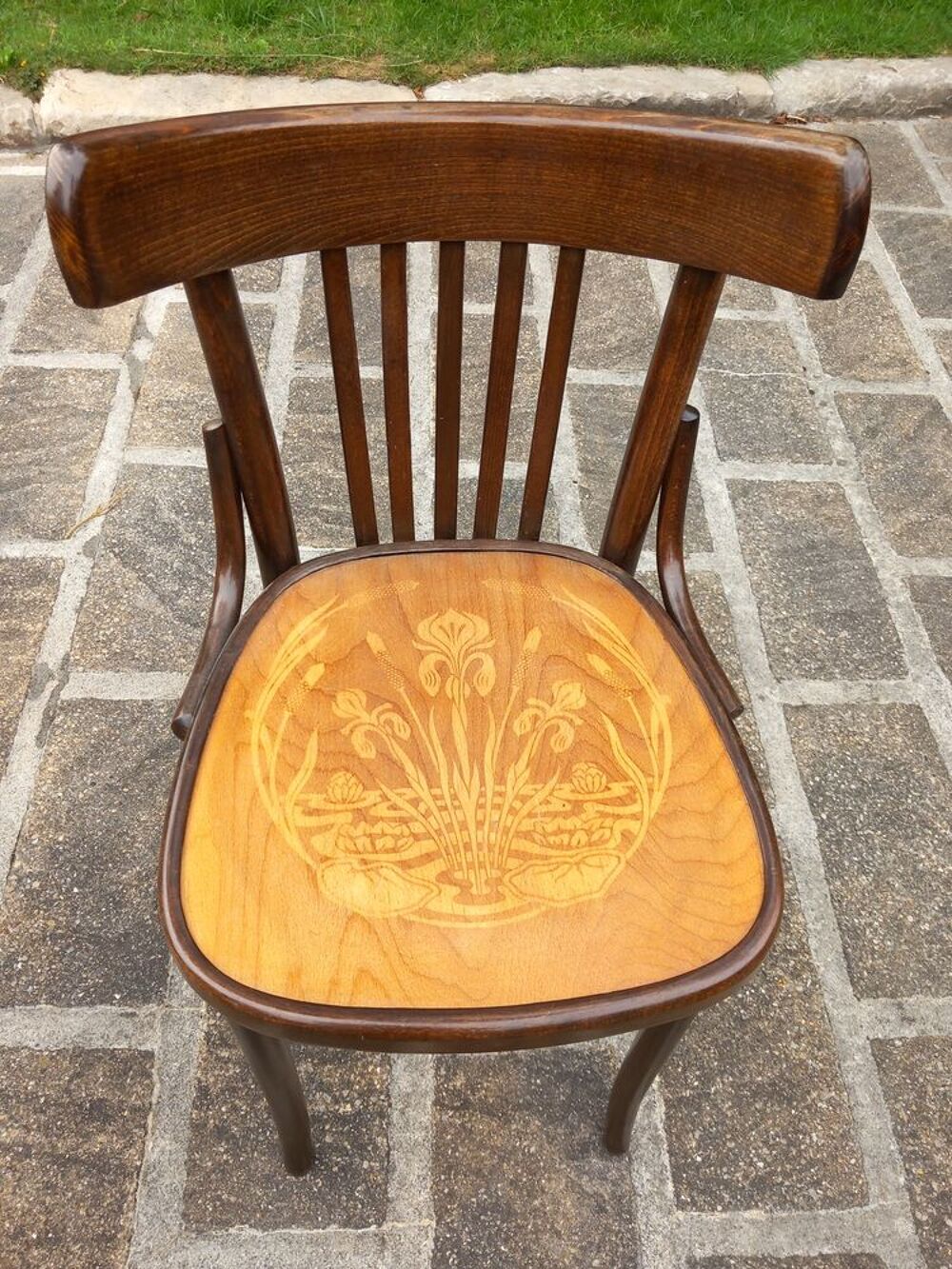 Ensemble 4 chaises Bistrot ann&eacute;e 50 Meubles