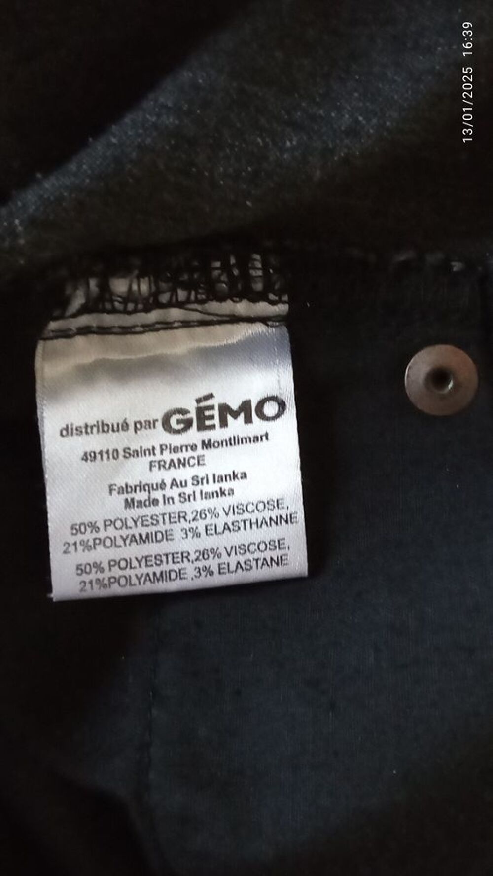 Pantalon femme CLUB BY GEMO Vêtements