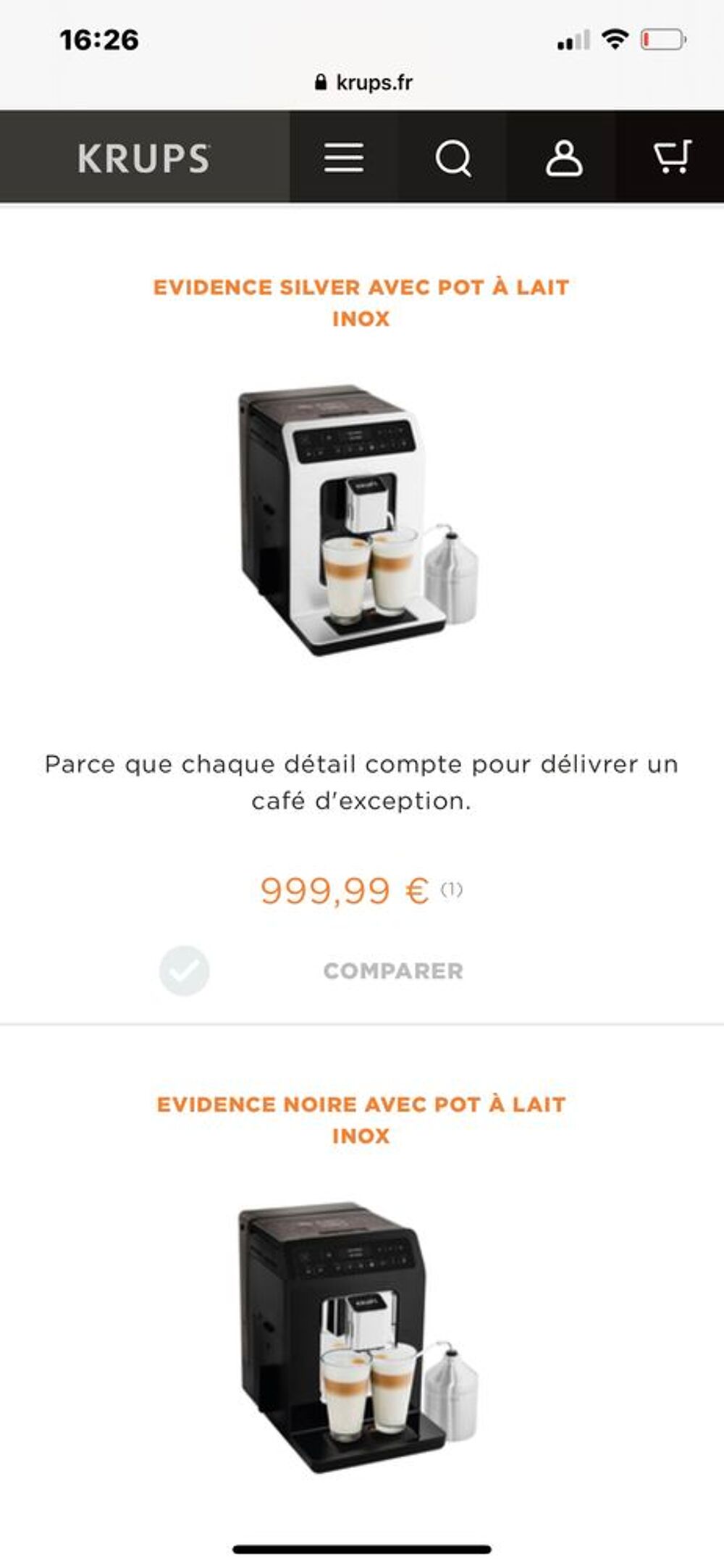 Machine &agrave; caf&eacute; Delongui/Krups /melitta/beko/ Philips ( modele expo ou reconditionn&eacute;s) Electroménager