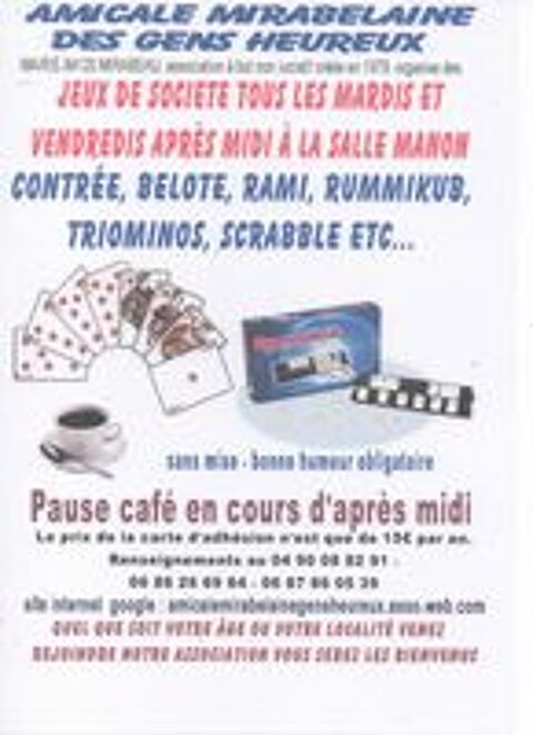   Programme de notre Association 1er semestre 2025 