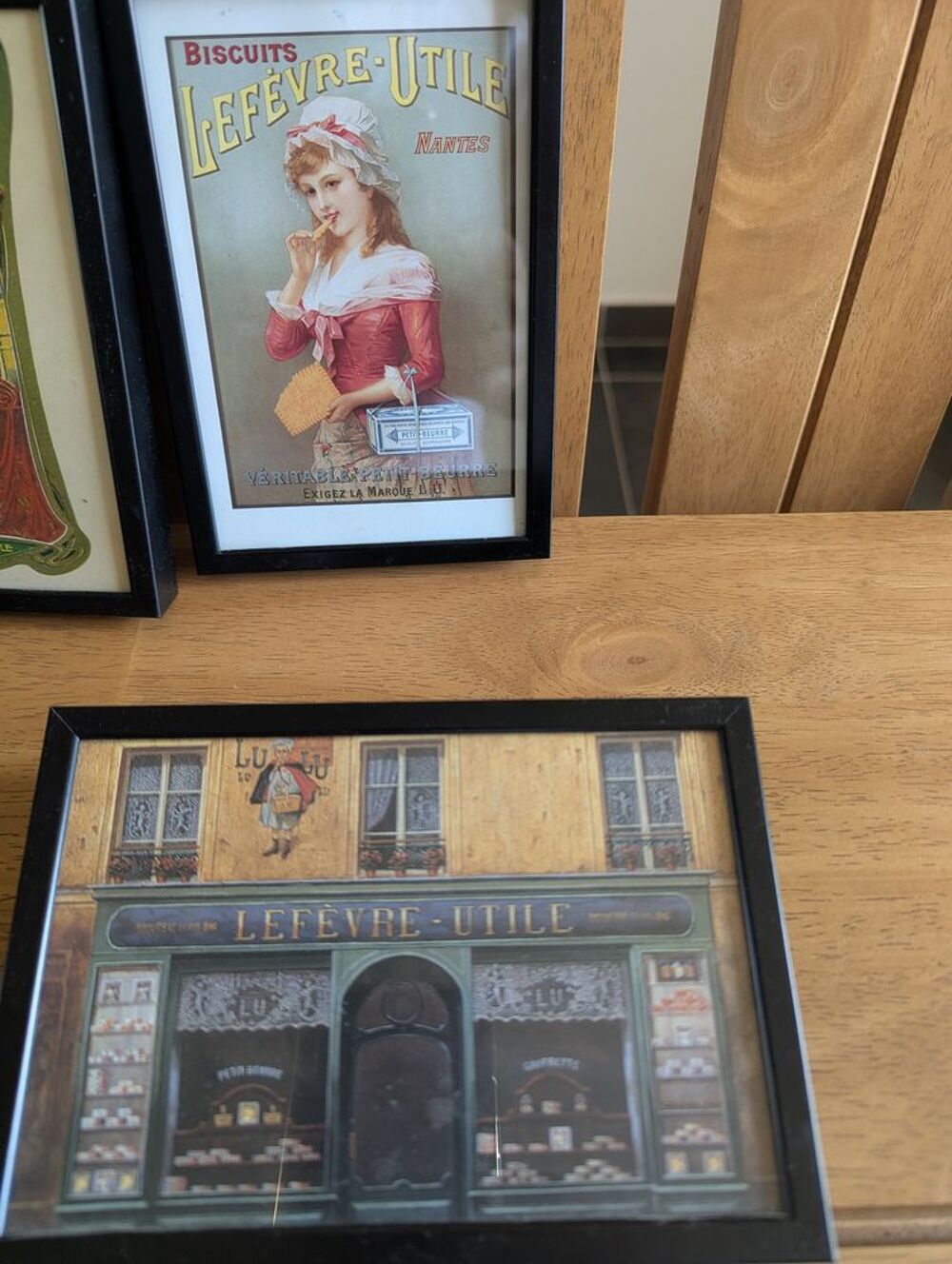 8 affichettes Lefevre Utile avec cadre Décoration