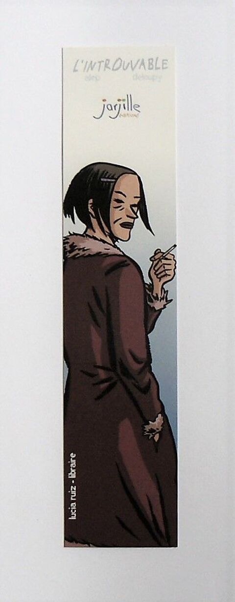 DELOUPY : Marque-page  L'introuvable  - Jarjille �ditions 3 Argenteuil (95)