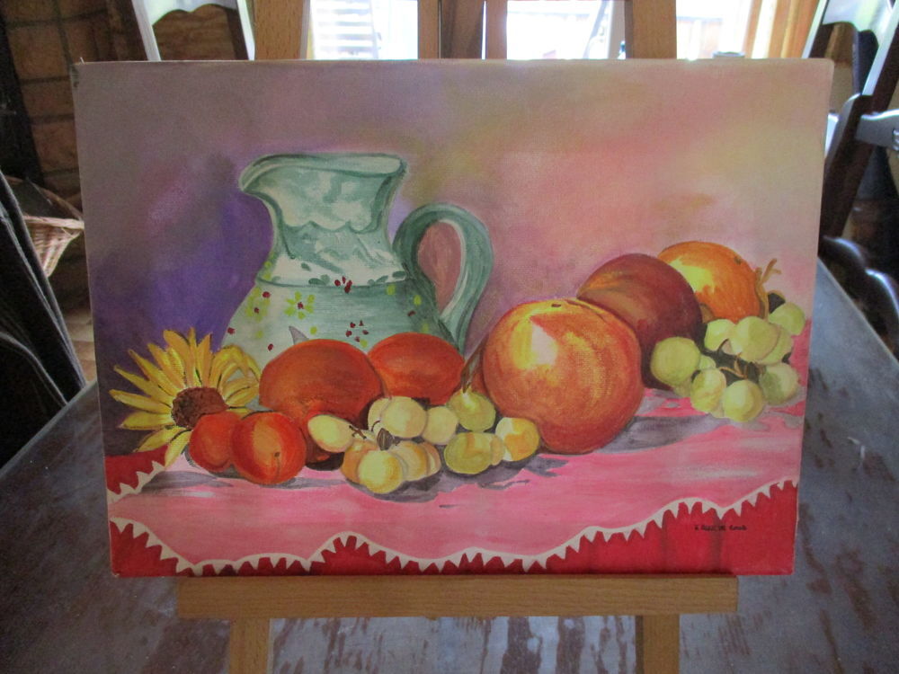 tableaux sur toile (fleurs et fruits) Dcoration