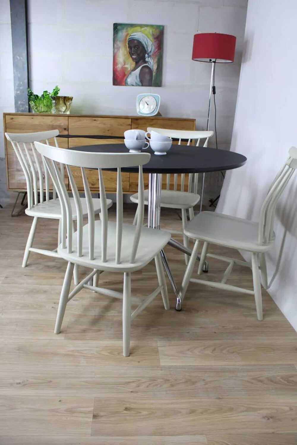 Chaise vintage scandinave Akerblom en bouleau Meubles