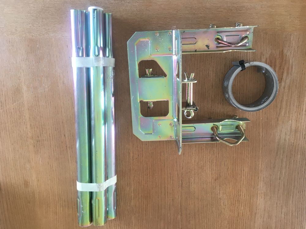 Kit fixation antenne ou parabole chemin&eacute;e NEUF Bricolage