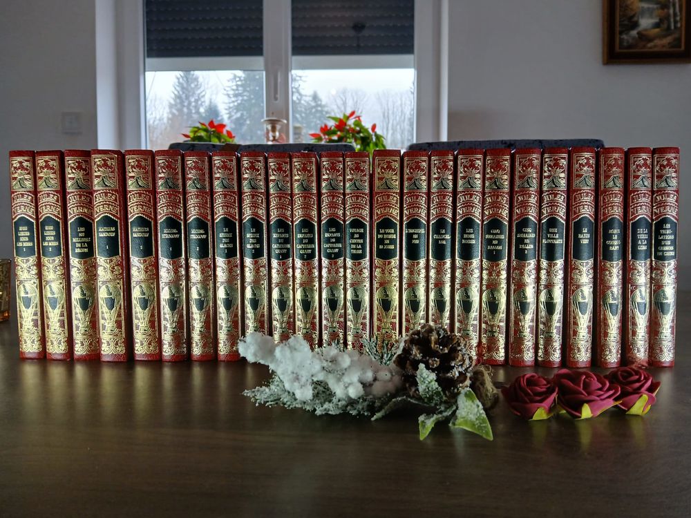 COLLECTION DE LIVRES JULES VERNE
&Eacute;DITION FAMOT Livres et BD