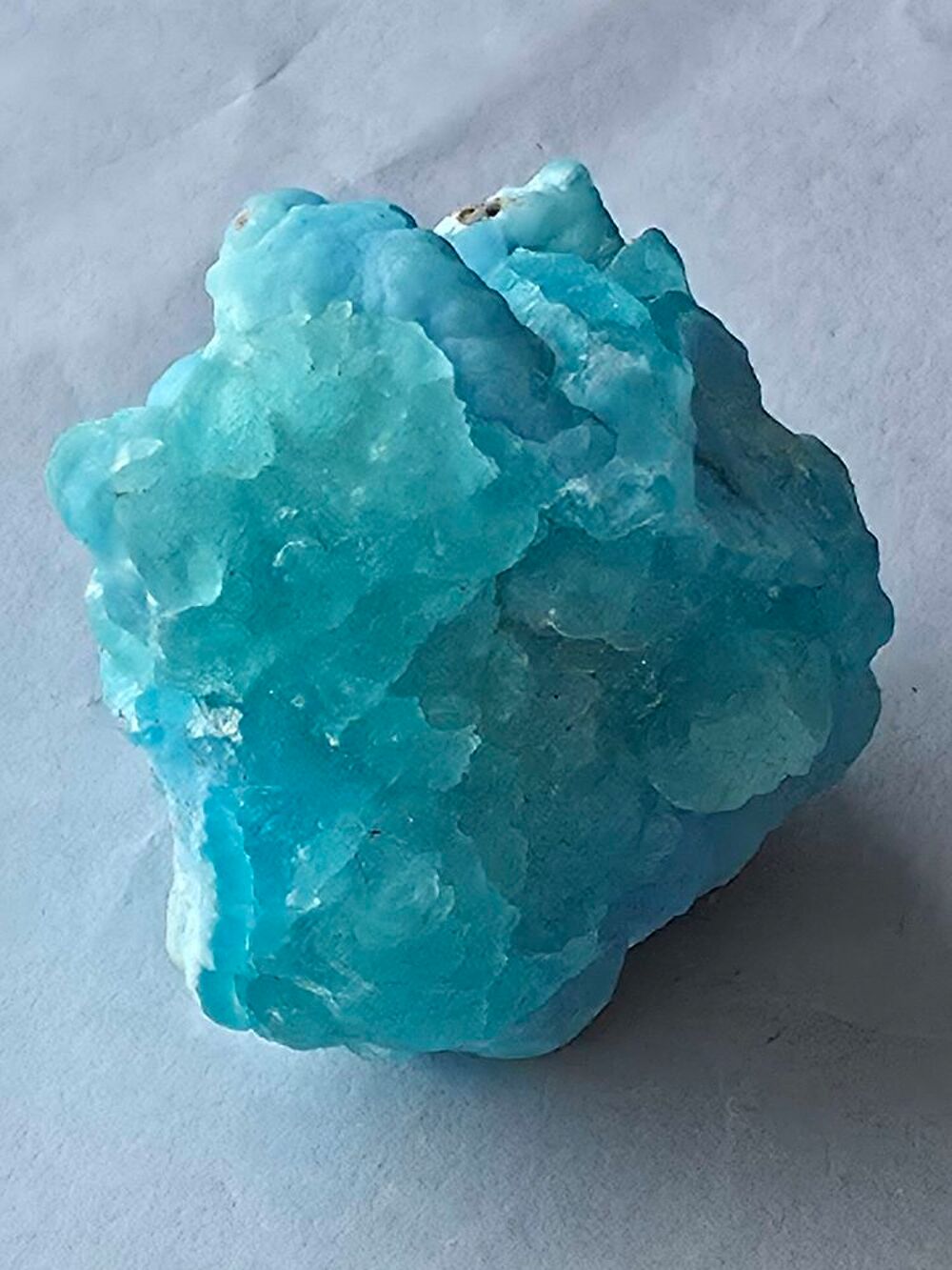 Min&eacute;ral Rare : H&eacute;mimorphite Bleu Turquoise du Katanga RDC 
