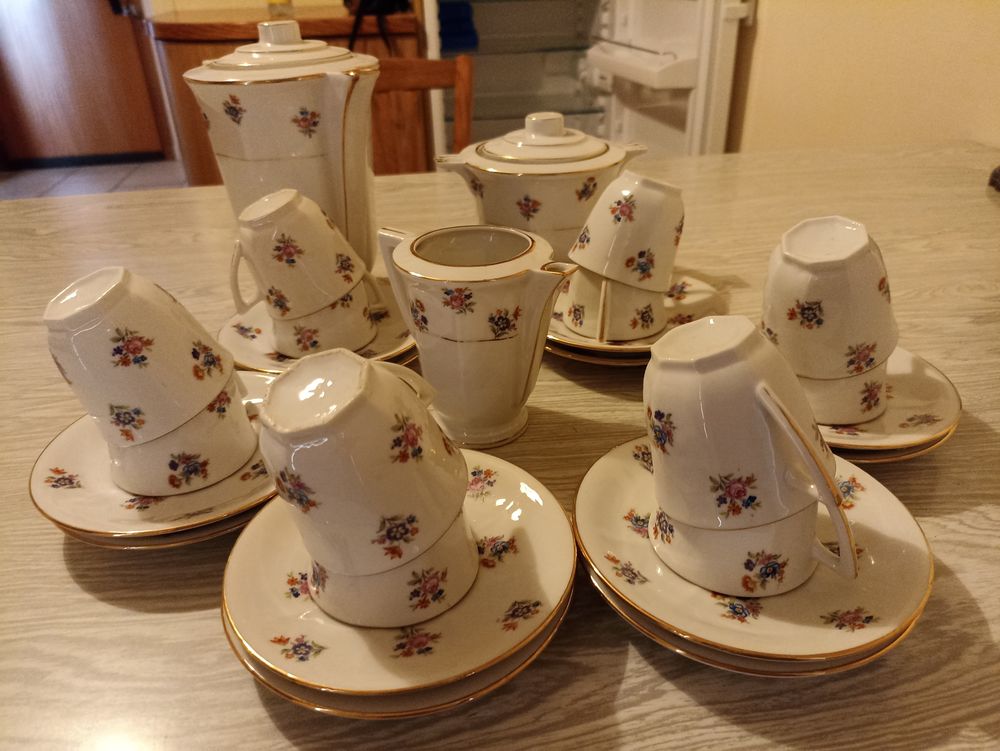 service &agrave; caf&eacute; Décoration