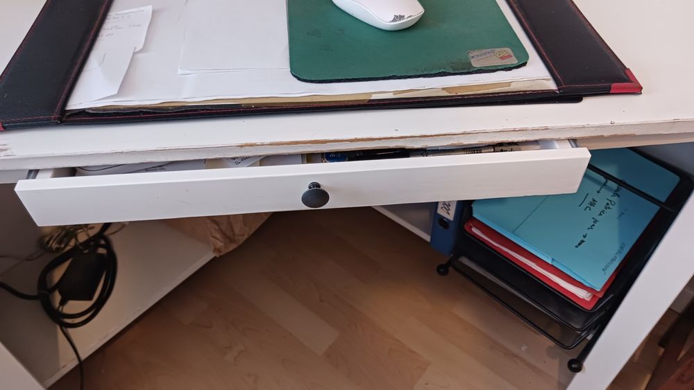 Bureau d'angle blanc Meubles