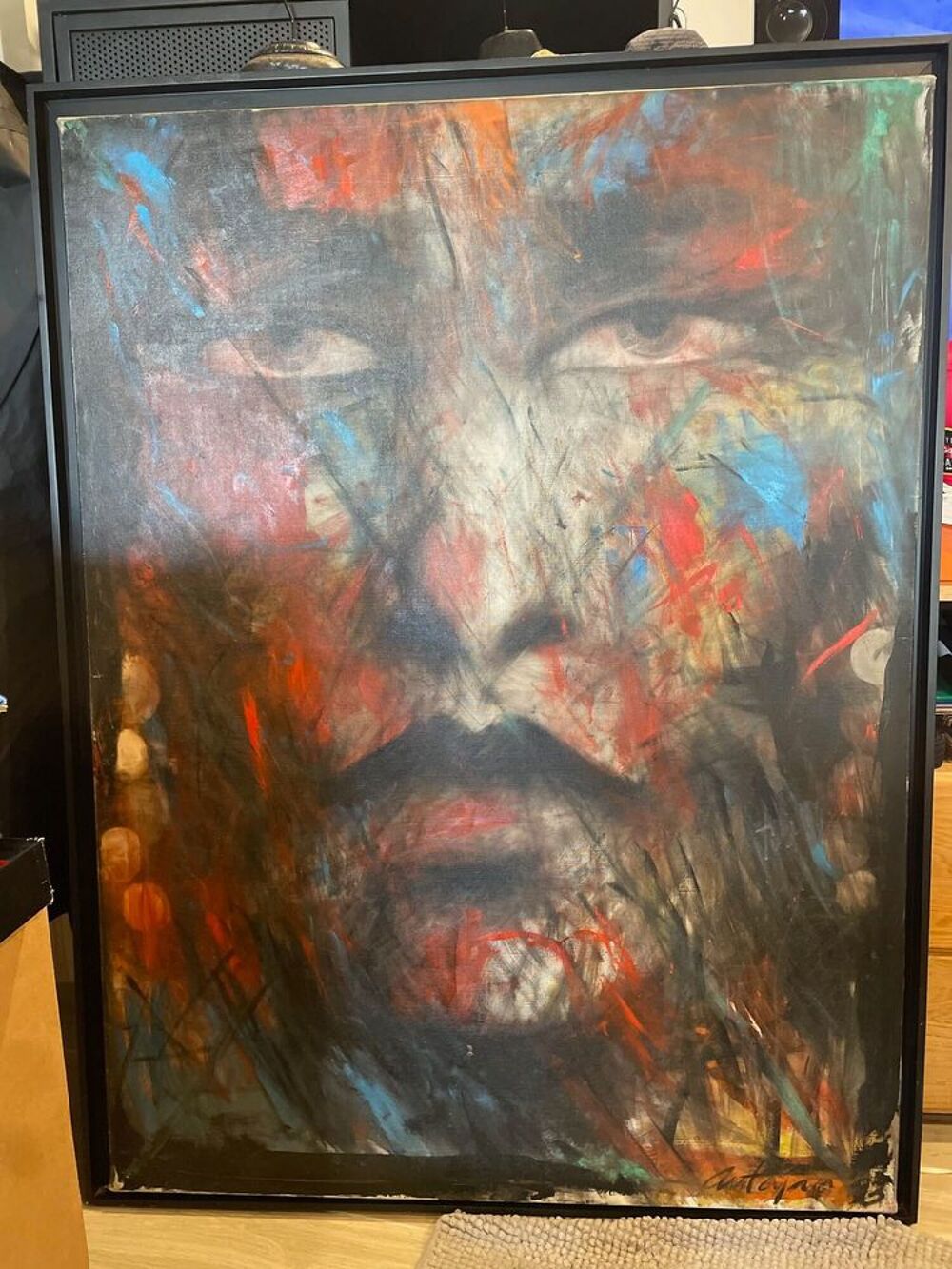 Tableau Les Trois Visages de Ar&egrave;s ANTOYAN Décoration