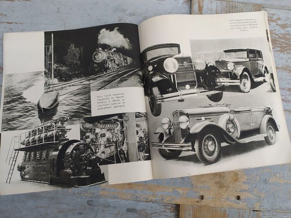 Livret Shell Histoire D'un Effort Humain Art D&eacute;co 1930
