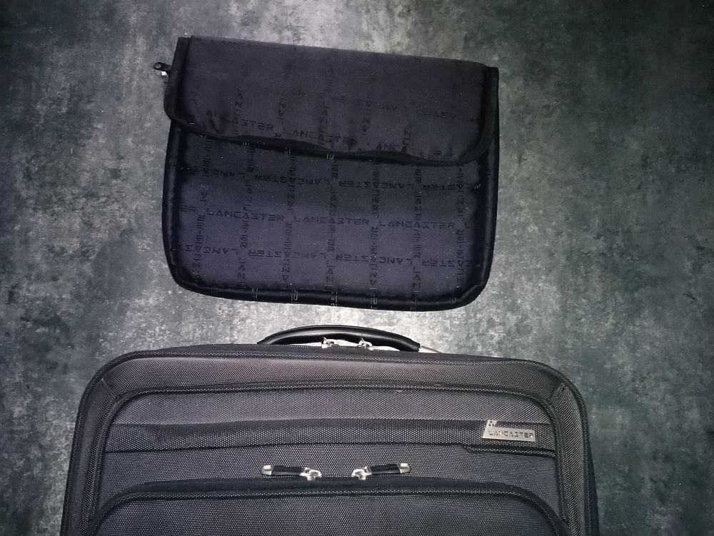 valise Lancaster &agrave; 2 roues Maroquinerie