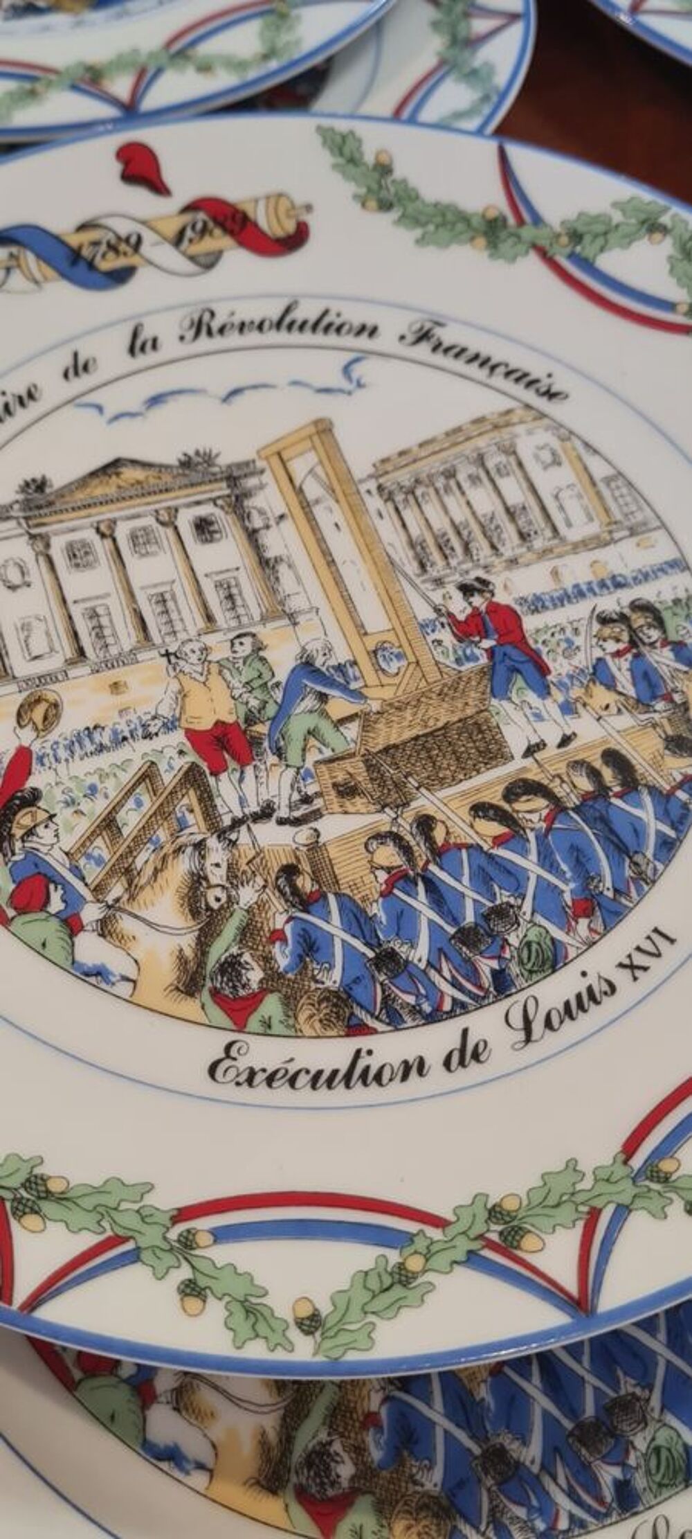 Edition limit&eacute;, Assiette Bicentenaire de la R&eacute;volution Fran&ccedil; 