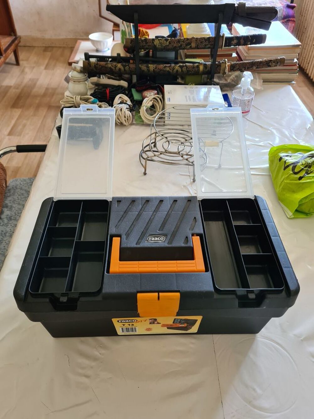 Bo&icirc;te FR Caisse - Coffre &agrave; Outils En 100% Pvc Raaco Diy 15 L Bricolage