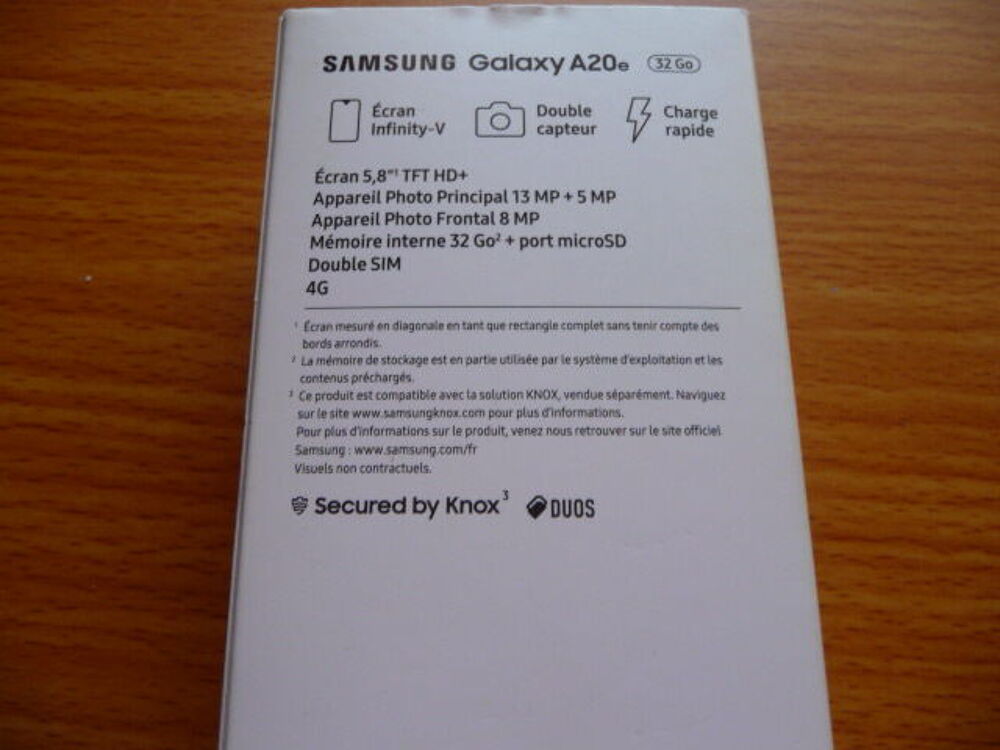 A SAISIR SAMSUNG GALAXY NOIR A 20 e 32 Go Téléphones et tablettes
