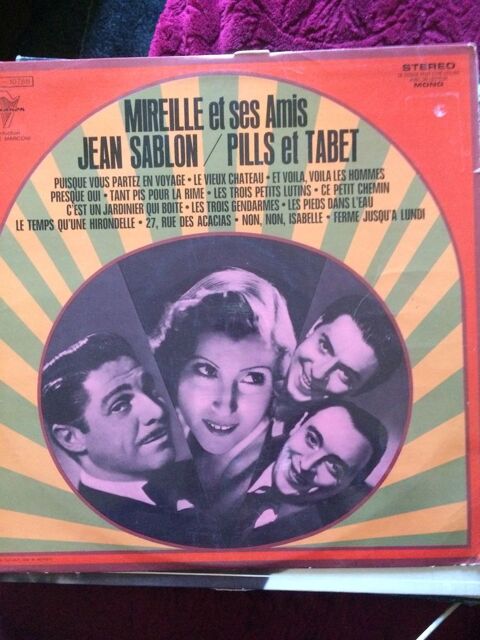 RARE MIREILLE ET SES AMIS JEAN SABLON PILLS ET TABET  0 Nice (06)