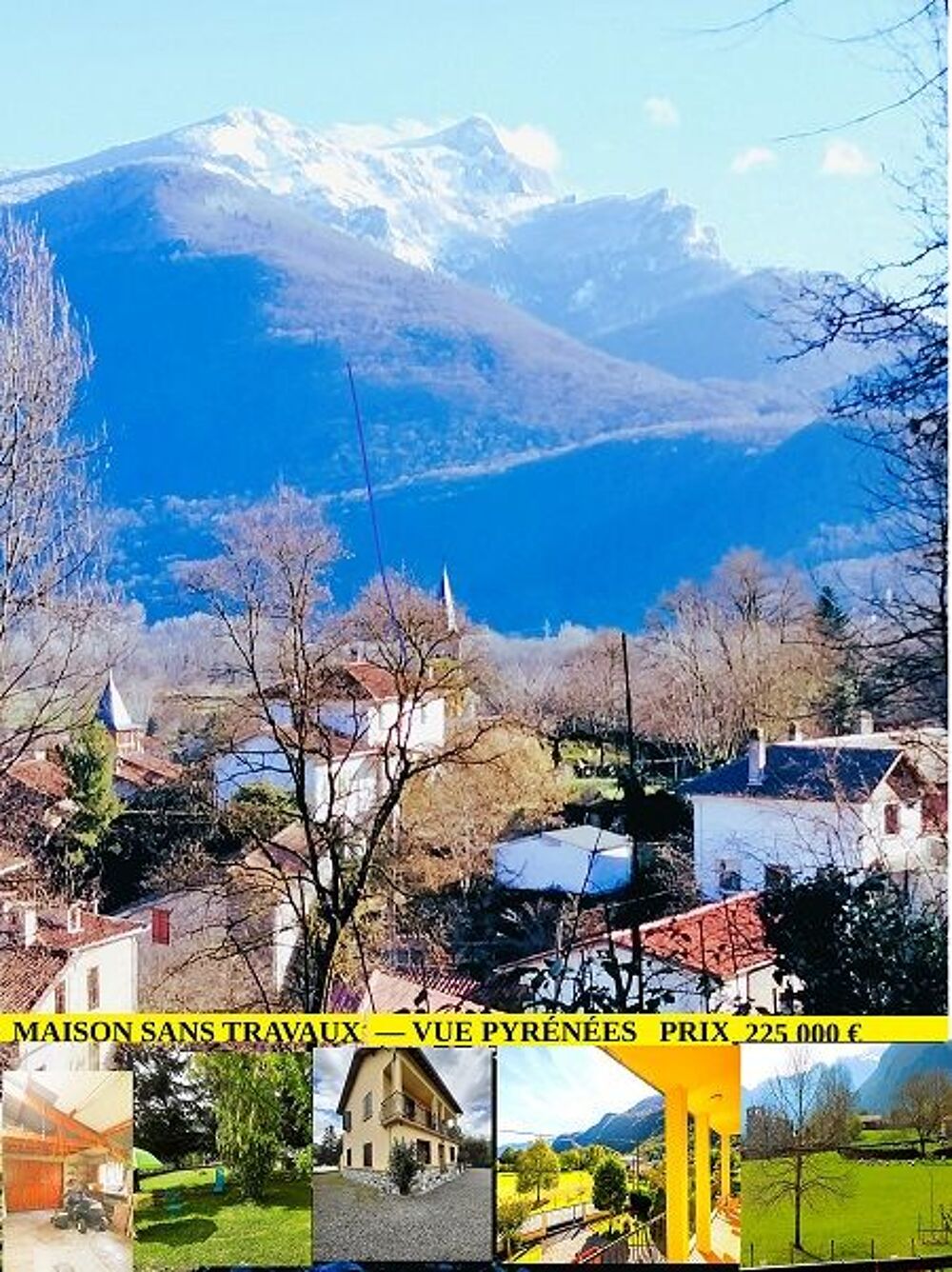 Vente Villa Superbe villa avec vue panoramique sur les Pyrénée Saléchan