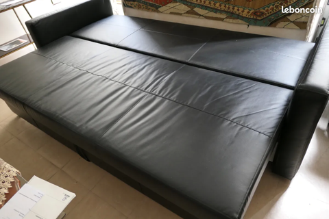 Canap convertible marque FRIHETEN plus 4 coussins 350 Paris 10 (75)
