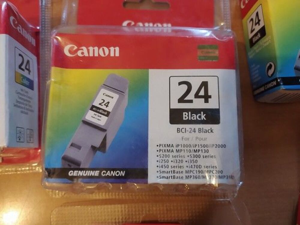 Lot Cartouches Encre Canon BCI-24C -BCI-24BK Matériel informatique