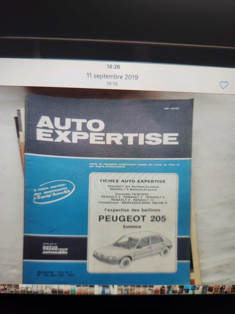 Revues Techniques Automobiles ETAI 