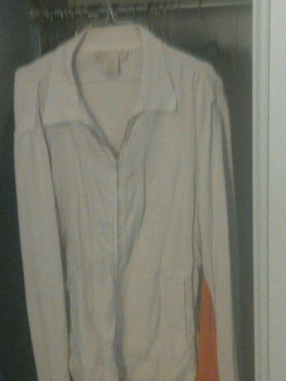 Veste naturelle ZARA en coton tissus et tissage Vtements