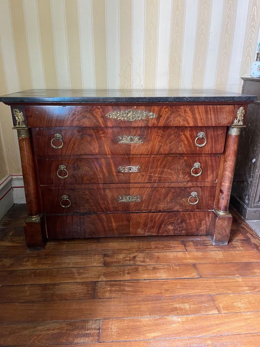Commode empire avec bronze Meubles