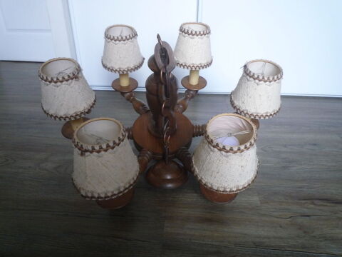 Lustre en bois massif 35 Naves (19)