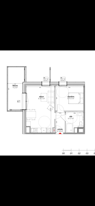  Appartement à vendre 2 pièces 41 m²