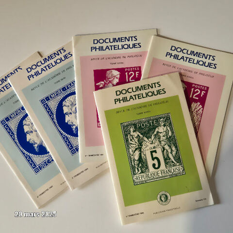 Lot de 5 revues documents philat�liques, La bible du collect 45 Saumur (49)
