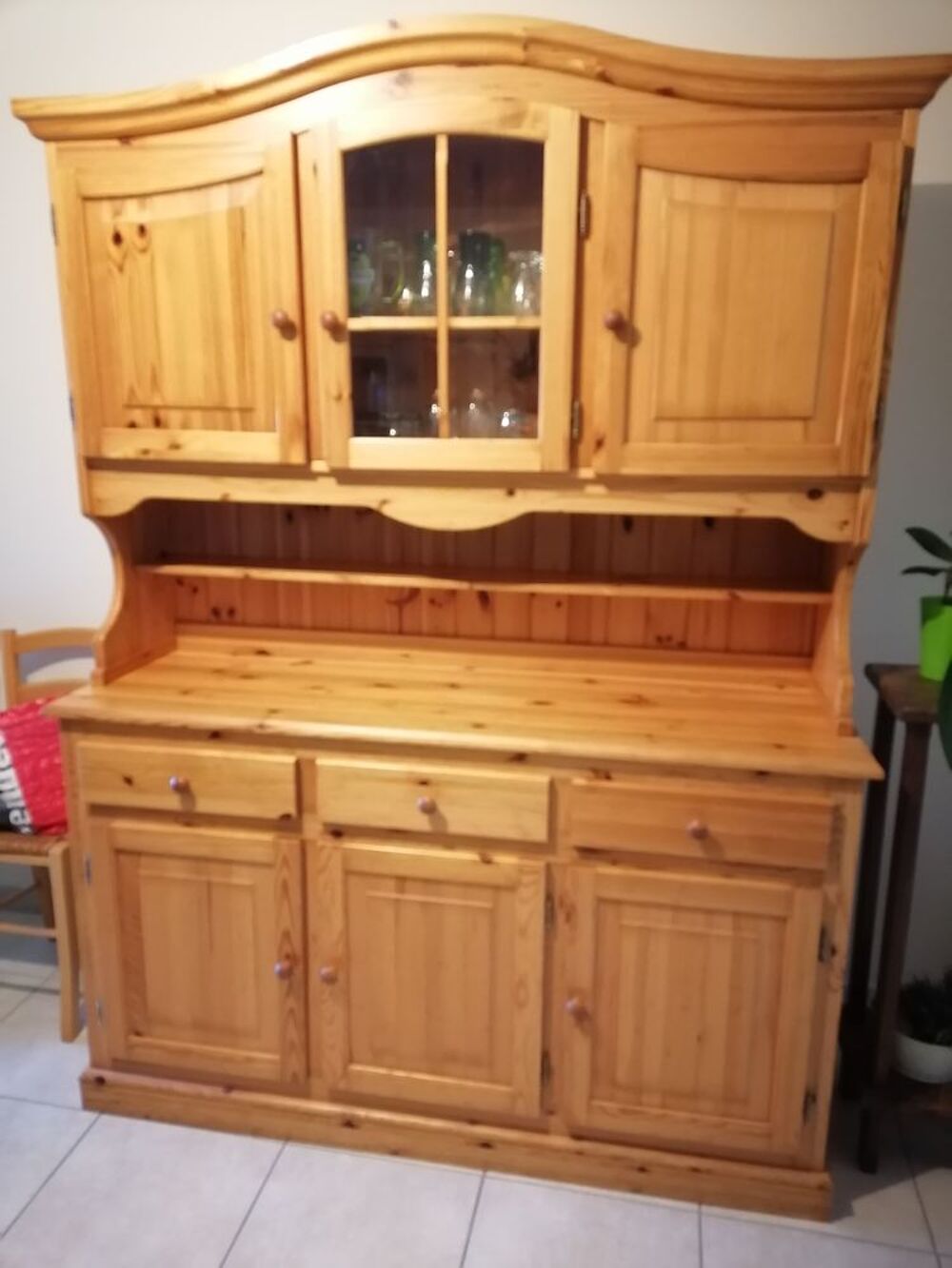 Buffet vaisselier en pin Meubles