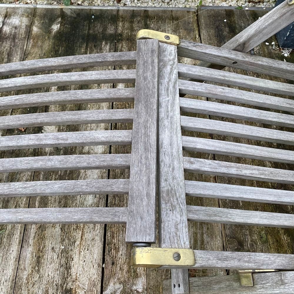 Chaise longue teck clair de la marque GARDEN IMPRESSIONS Jardin