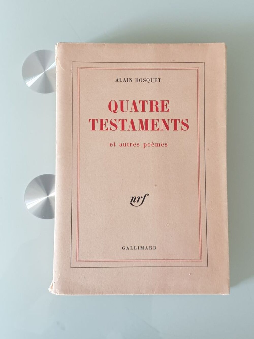 Quatre Testaments et Autres Po&egrave;mes - alain bosquet
num&eacute;rot&eacute; Livres et BD
