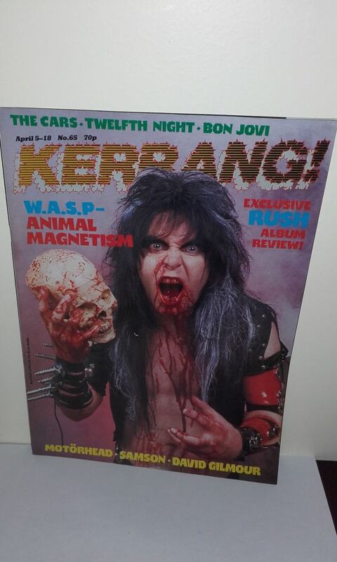 Kerrang N65 - April 5 1984 (UK Magazine) avec W.A.S.P. 30 Angers (49)