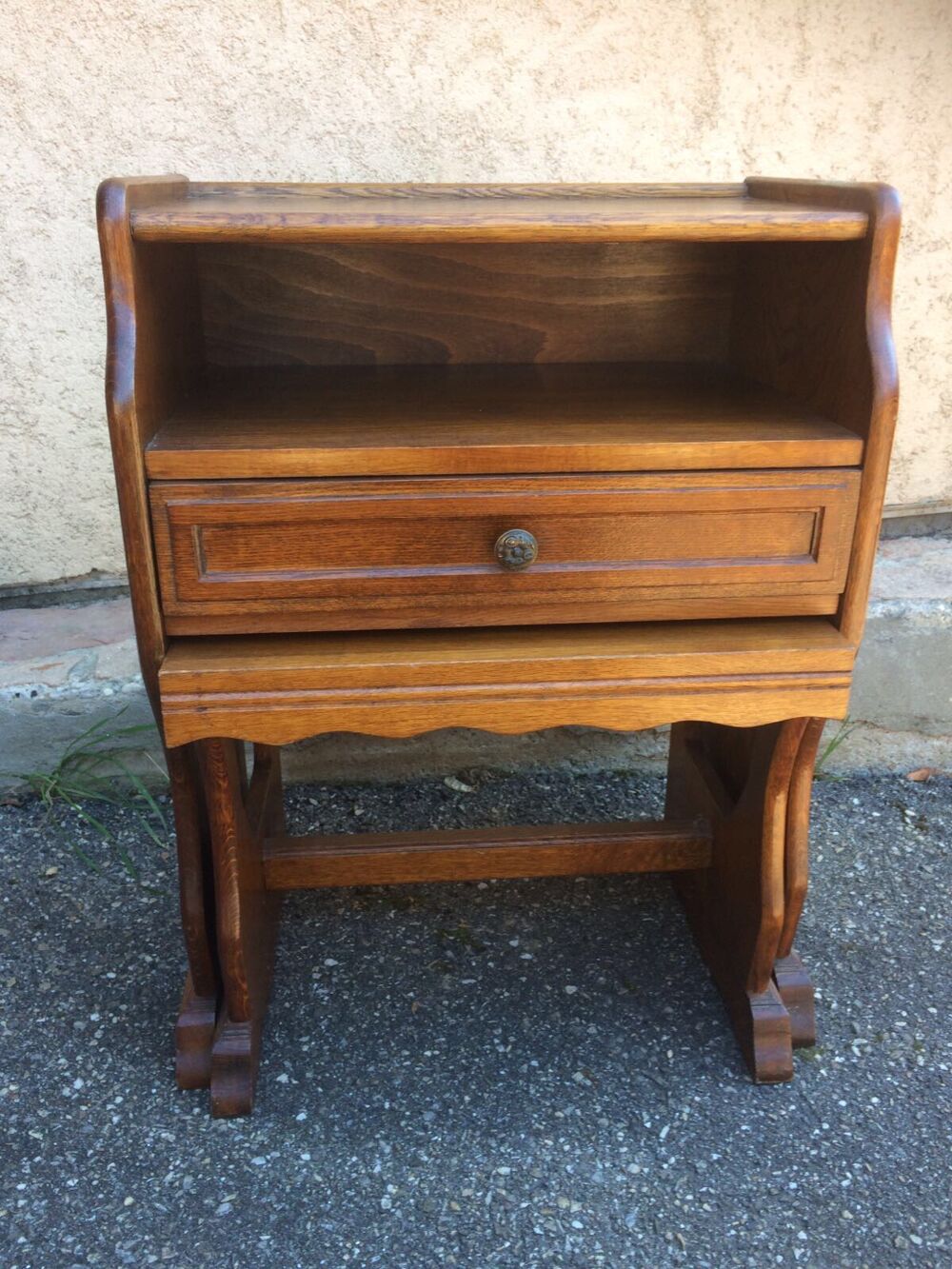 meuble t&eacute;l&eacute;phone en merisier Meubles
