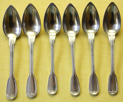 Petites cuill�res CHRISTOFLE et FRENAIS monogramm�es 80 Issy-les-Moulineaux (92)